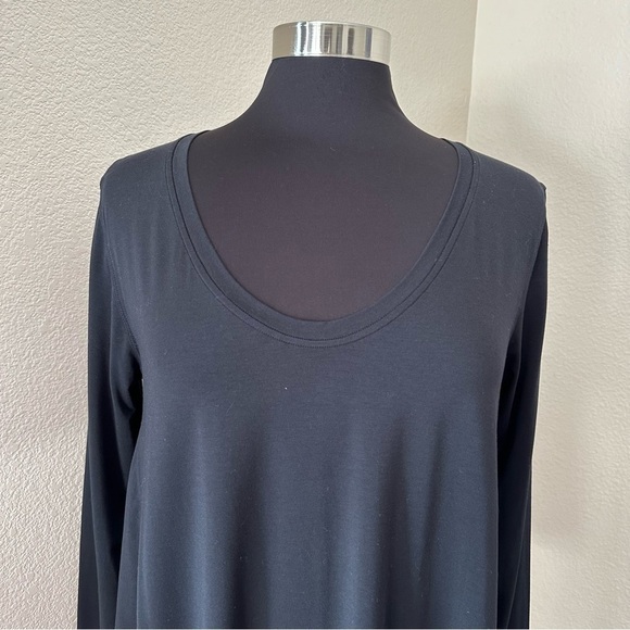 Lululemon Silk Blend Asymmetrical Long Sleeve Tunic Top - Picture 6 of 14